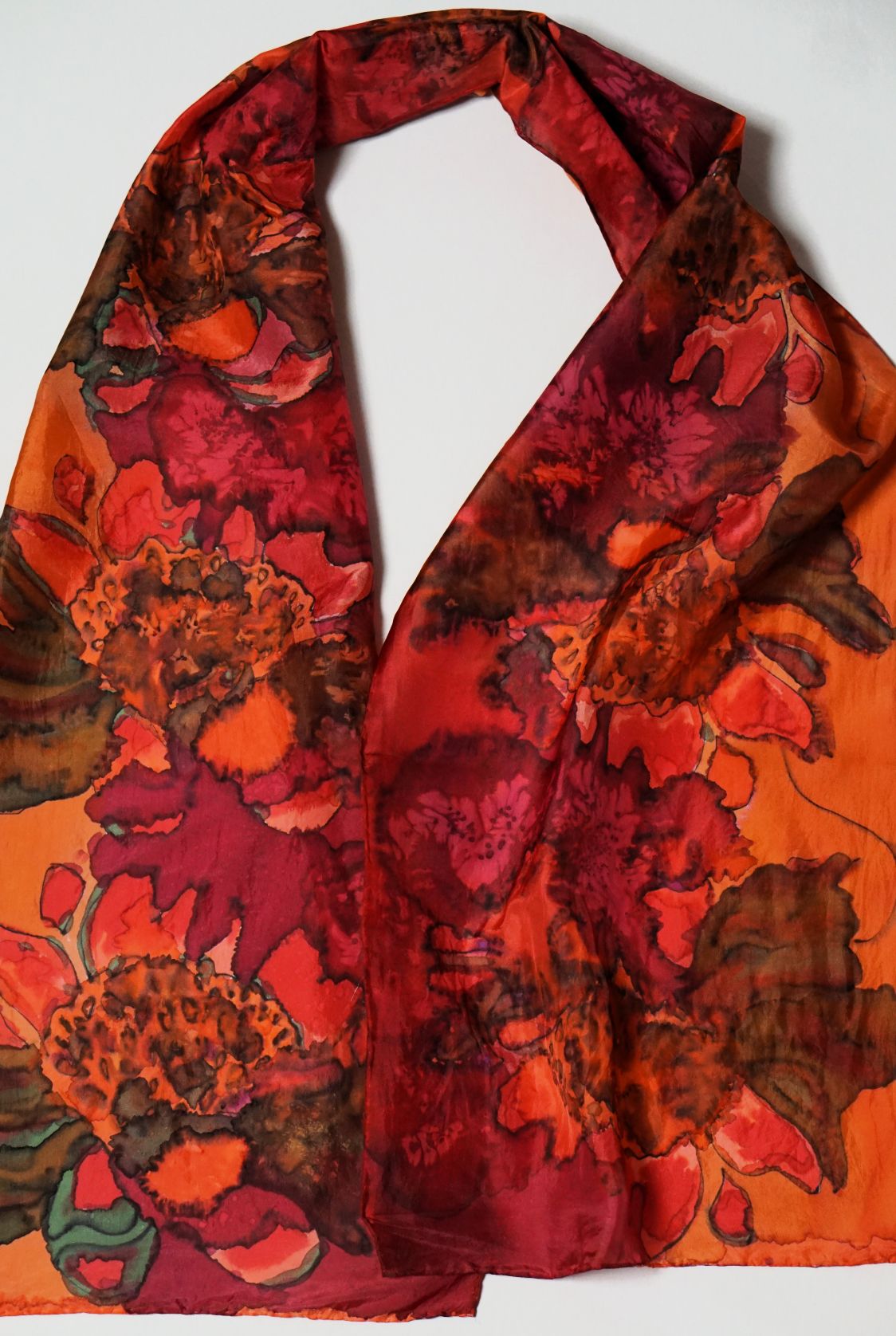 Imagination - Hand Painted Silk Scarf