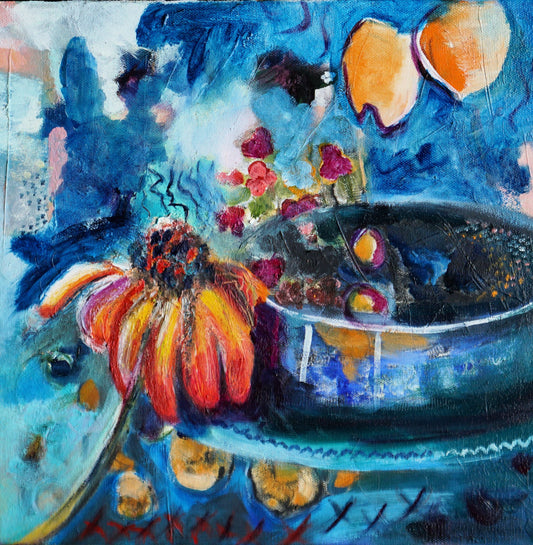 Coneflower Whimsy - Original Painting