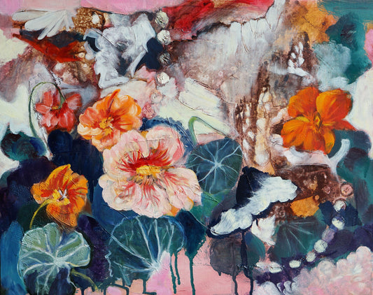 Nasturtium Waltz - Original Painting