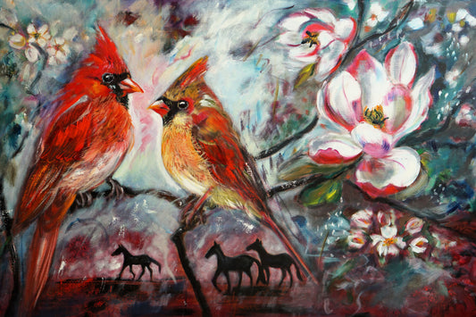 Love Still Visits - Original Painting