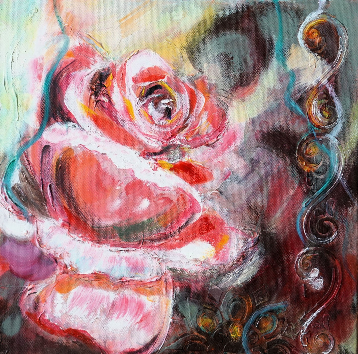 Raspberry Scent - Original Painting