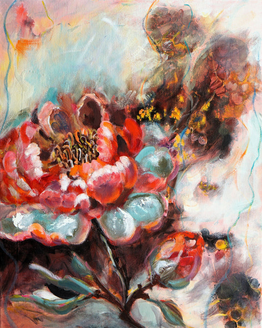 Ruby Fragrance - Original Painting