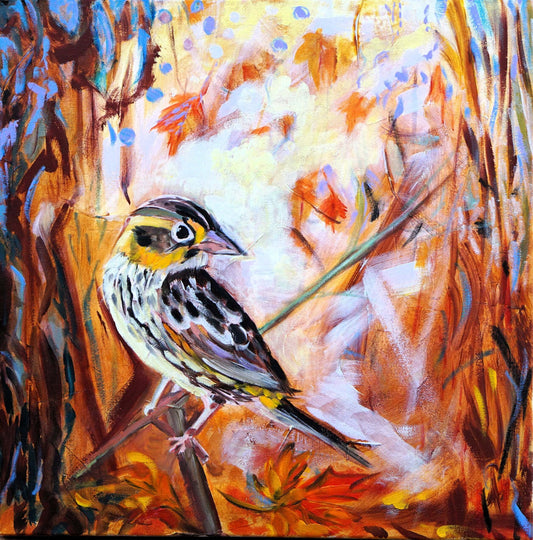 The Minute You Start Singing Original Painting – Abstract Oil Artwork by Ella Dabek