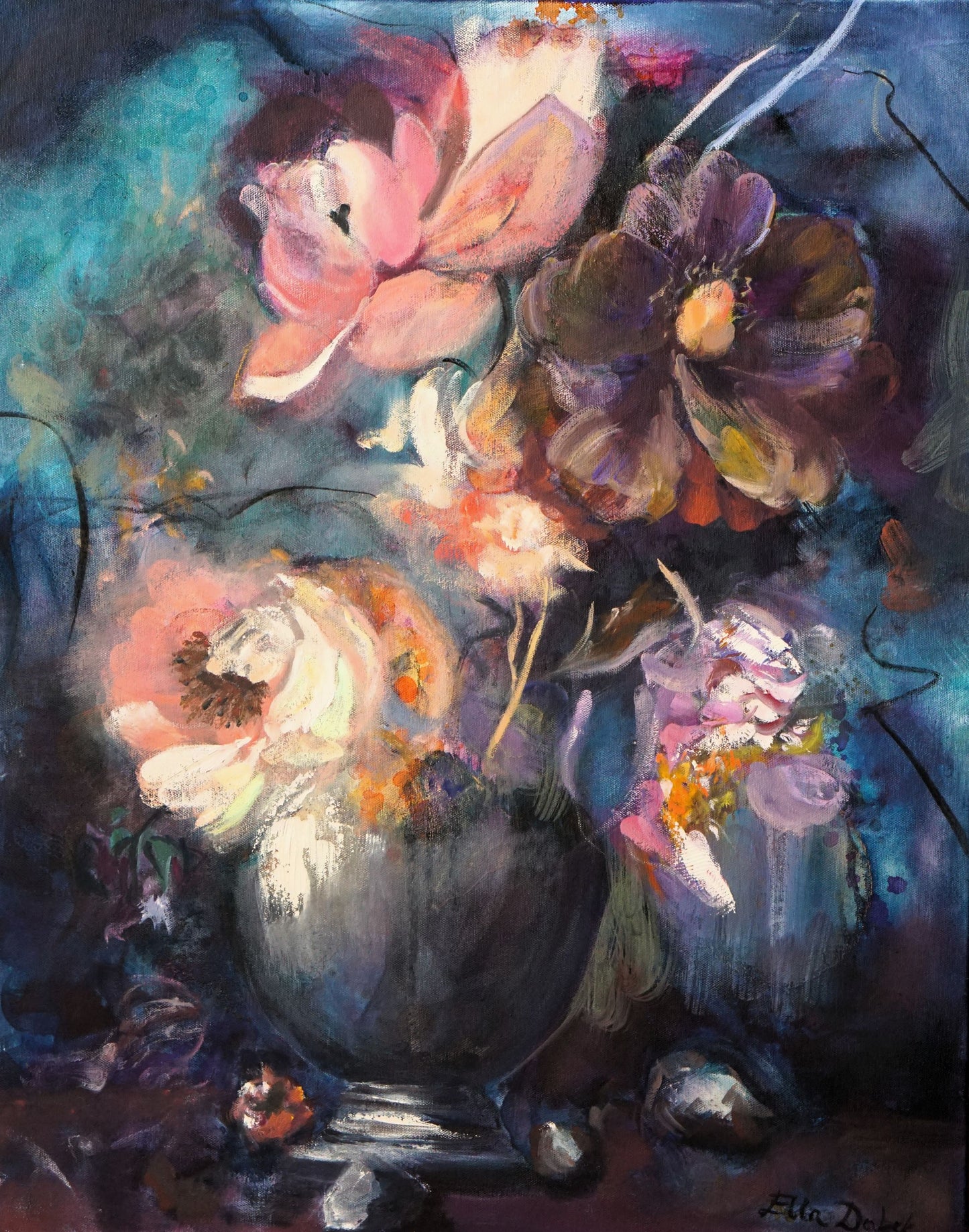 Velvet Bouquet - Original Painting
